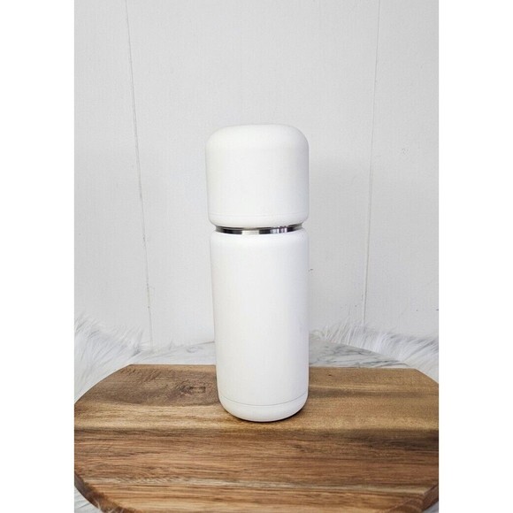 White Insulated Thermos - Picture 2 of 12